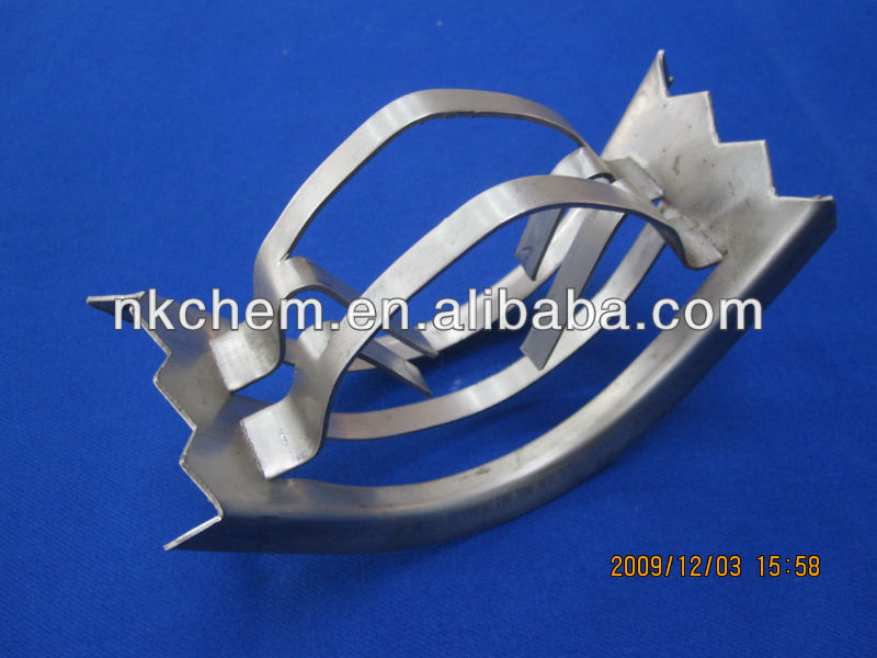 IMTP Intalox Metal Tower Packing 25, 38, 50, 76mm Unavailable ISO9001:2008 Provided CN;JIN NKCHEM Ordinary Product 1M3