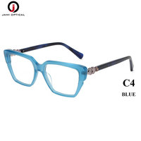 Montures de lunettes en acétate à motif floral vintage faites à la main de haute qualité pour femmes Logo personnalisé Vente en gros Lunettes