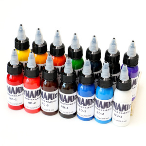 Kit d'<span class=keywords><strong>Encre</strong></span> de Tatouage d'Entraînement <span class=keywords><strong>Professionnel</strong></span> de 30 ml par Bouteille, Pigment d'<span class=keywords><strong>Encre</strong></span> de Tatouage pour Maquillage Corporel, Coloration Facile et Longue Durée, <span class=keywords><strong>Encre</strong></span> de Tatouage Pas Chère - Product Image 2
