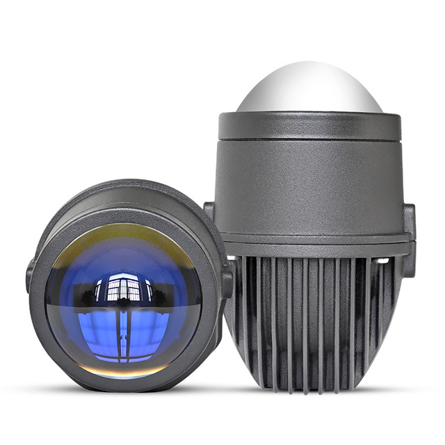 Yosovlamp Car LED Fog Light 45W White Yellow Dual Color Fog Light 6000LM High and Low Beam Spotlight
