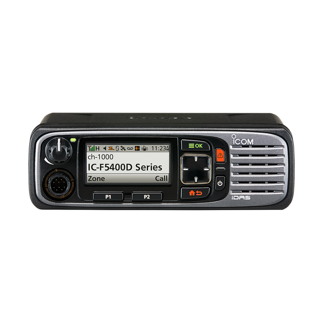 IC-F5400D IC-F6400D Mobile IDAS Radios VHF/UHF Digital/analog Professional Two Way Radio 50W/45W