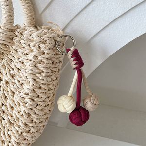 Handmade Colorful <b>Key</b> <b>Chain</b> Anti-Loss Wrist Strap Cord Cup & Bag Braided Short Lanyard, Phone Lanyard <b>Key</b> <b>Chain</b> - Product Image 4