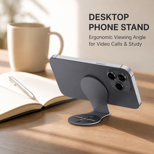 Universal Foldable Magnetic Phone Stand for Car Display and Laptop Side Screen Extension Mount <strong>Bracket</strong> - Product Image 4