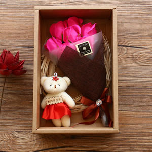 Cadeau pour la fête des mères pour enseignant, 7 fleurs de savon, coffret cadeau, cadeau d'anniversaire, femme, vente en gros directe d'usine, bouquet de roses - Product Image 3