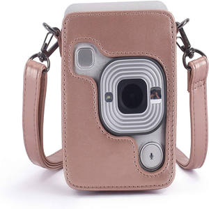 กระเป๋ากล้องหนัง PU แบบแข็งครึ่งเคสสำหรับกล้อง Mini 11 & <span class=keywords><strong>liplay</strong></span> MINI พร้อมสายคล้องไหล่กระเป๋าวิดีโอเพื่อการป้องกัน - Product Image 2