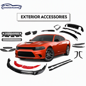 Copertura Laterale per Paraurti Posteriore in Plastica ABS per Dodge Charger 2015-2021, Stile Esterno Aggressivo - Product Image 6