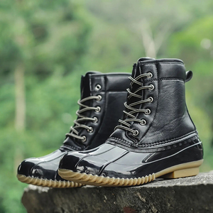 <span class=keywords><strong>Scarpe</strong></span> <span class=keywords><strong>da</strong></span> <span class=keywords><strong>trekking</strong></span> impermeabili antipioggia <span class=keywords><strong>da</strong></span> donna <span class=keywords><strong>con</strong></span> suola in gomma stivali <span class=keywords><strong>da</strong></span> neve <span class=keywords><strong>da</strong></span> caccia anatra <span class=keywords><strong>con</strong></span> tacchi piatti - Product Image 3