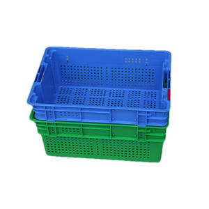 Casse in Plastica Riutilizzabili e Impilabili, Cestini Ventilati <span class=keywords><strong>per</strong></span> Verdure, Casse in Rete Plastica - Product Image 4