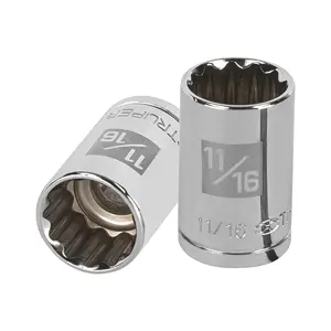 Boîte de 6 douilles à 12 points de 11/16 po, entraînement 1/2 po, TRUPER - Product Image 1