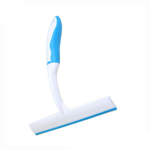 Lame d'essuie-glace de voiture en silicone en forme de T, en matériau ABS, bleu et blanc, outil de nettoyage de voiture pour vitres - Product Image 4