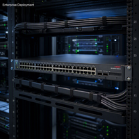 H3C S5120V3-54S-EI Switch Gestionado L3 de 48 Puertos Gigabit, 6 Uplinks SFP+ de 10G, Capacidad de 672 Gbps, Apilamiento VXLAN IRF, 1U