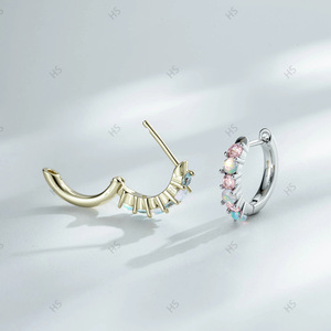 Pendientes geométricos <span class=keywords><strong>de</strong></span> titanio con circonita y diseño <span class=keywords><strong>de</strong></span> aguja recta, estilo Jin Aobao, con sensación <span class=keywords><strong>de</strong></span> café, nuevo diseño <span class=keywords><strong>de</strong></span> <span class=keywords><strong>verano</strong></span>, <span class=keywords><strong>Sueño</strong></span> <span class=keywords><strong>de</strong></span> una <span class=keywords><strong>Noche</strong></span> <span class=keywords><strong>de</strong></span> <span class=keywords><strong>Verano</strong></span> - Product Image 4