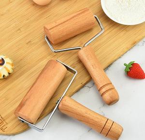 Hot bán nhãn hiệu nhỏ Baking Pastry bánh pizza bột con lăn bằng gỗ sồi bánh bao cán <span class=keywords><strong>Pin</strong></span> - Product Image 2