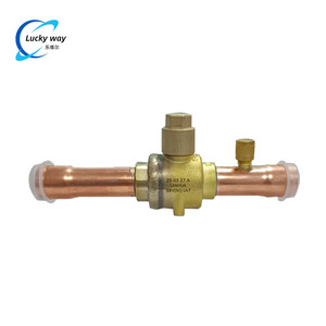 Válvula de bola Sanhua SBV(M)-JA7 de 22 mm soldada con conector de llenado para sistemas de refrigeración - Product Image 3