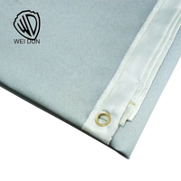 Tissu en fibre de verre résistant aux hautes températures, tissage sergé, ignifuge, protection contre les étincelles, taille personnalisable, couverture de soudage