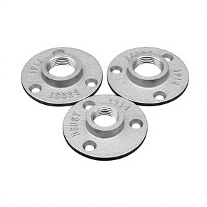 Plaque à bride en alliage d'aluminium avec filetage BSP pour support de rangement de tuyaux d'eau - Product Image 1