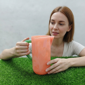 Handcrafted Resin Pitcher Modern Luxury Transparent Jug Eco-Friendly Dishwasher Safe Customizable Capacity Daily Water <b>Beer</b> - Product Image 1
