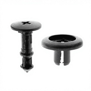Clip de fixation en plastique noir pour panneau de carrosserie Mazda, 13x20x9mm, pour réparation de garde-boue, pièce de rechange BC1D56145 - Product Image 4