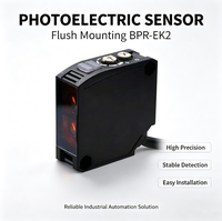 Sakelar Fotoelektrik Difus Flush Mount BPR-CK2-5M Jarak Deteksi 5m Sensor Inframerah Terintegrasi IP67 Untuk Lini Perakitan
