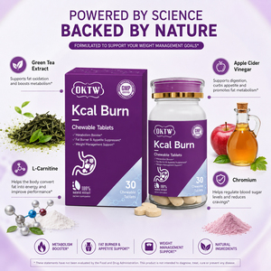 OKTW Stock disponible, formule personnalisée, comprimés pressés pour la satiété, soutien du métabolisme, extrait de thé vert, pour le marché Amazon. - Product Image 1