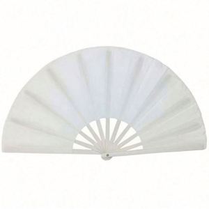 Fatingna Custom Large Folding Hand Fan Nylon-Cloth & Plastic Gift Crafts Promotional Printed Design - Product Image 1