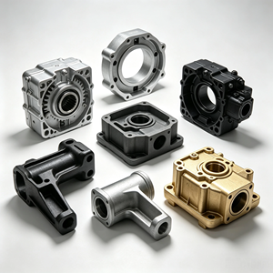 Boîtier en aluminium moulé sous pression sur mesure OEM, boîtier de boîte de vitesses et de pompe en alliage usiné CNC de précision pour équipement de machines hydrauliques - Product Image 5