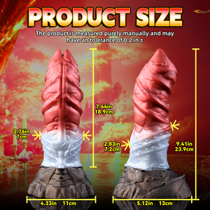 Dildo de Silicona con Ventosa Hell Claw Fantasy, Estimulador de Punto G de Gran Tamaño, Textura Realista, Juguete para Adultos para Amantes de las Pelucas - Product Image 4