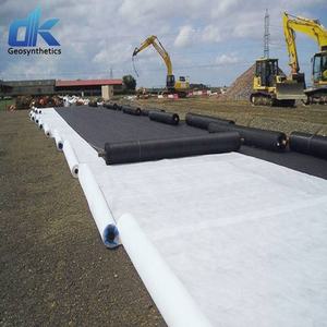 Géotextile en PET non tissé 300gsm 200gsm Géotextiles en polyester perforés par aiguille non tissée pour revêtement routier - Product Image 6
