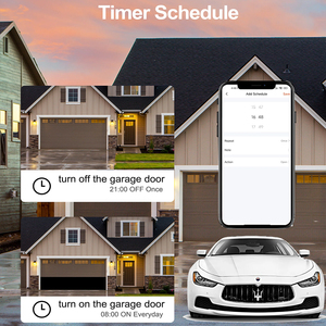Contrôleur d'ouverture de porte de garage intelligent Tuya WiFi, prend en charge la commande vocale via application, fonctionne avec Alexa et Google Home Assistant - Product Image 2