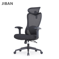 Chaise de bureau exécutive ergonomique en maille durable pour salles de conférence et ateliers, design traditionnel, hauteur réglable, fonction pivotante