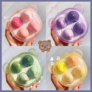 Venta al por mayor de alta apariencia de maquillaje <span class=keywords><strong>huevo</strong></span> seco húmedo de doble uso de maquillaje <span class=keywords><strong>en</strong></span> <span class=keywords><strong>polvo</strong></span> de esponja de alta calidad herramientas de maquillaje - Product Image 3