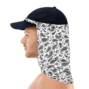 Cortina de cuello con protección solar UV, cobertura facial multifuncional ajustable 2 en 1 para pesca al aire libre - Product Image 1