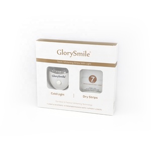 GlorySmile 6% HP blanqueamiento de dientes seco tiras y de alta calidad para blanquear los dientes frío azul luz Led Kits dentales-CE aprobado - Product Image 1