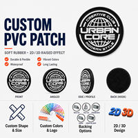 Patch PVC 3D personnalisé, logo de club urbain créatif, pour vêtements et accessoires de style de vie