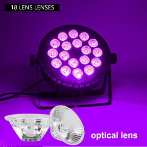 Hot bán hợp kim nhôm 18*18 Wát mạnh mẽ LED rgbwa + UV Par có thể Disco đèn DMX 512 âm thanh kích hoạt sân khấu mệnh đèn - Product Image 2