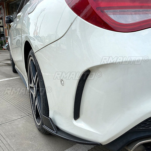 Rear Bumper <b>Diffuser</b> Splitter Canard Spoiler for Mercedes Benz CLA Class C117 W117 AMG CLA45 2013-2019 <b>Car</b> Accessories - Product Image 6