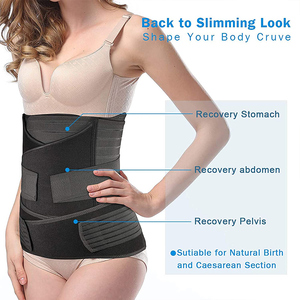 Ceinture Post-Partum 3 en 1 Gaine Amincissante de Récupération Post-Accouchement pour le Ventre et le Bassin Ceinture Post-Natale Respirante - Product Image 6