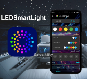 Motor de Luz de Fibra Óptica LED RGBW de 150W con Control por APP, Iluminador de Techo de Estrellas para Cielo Estrellado de Fibra Óptica - Product Image 3