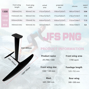 JFS บอร์ดไฮโดรฟอยล์แบบมีแกน V2 PNG สำหรับโต้คลื่น-ใช้งานได้นานในมหาสมุทร/ทะเลสาบ/แม่น้ำประสิทธิภาพสูง - Product Image 2