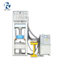 Prensa Hidráulica de 63T con Estructura en H para Estampado y Conformado de Metal con Control PLC y Certificación CE