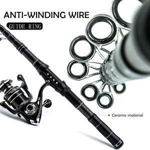 Canne à pêche télescopique Portable Luya <span class=keywords><strong>ensemble</strong></span> de canne à pêche poignée de pistolet poignée droite filature canne à pêche et <span class=keywords><strong>ensemble</strong></span> de moulinet - Product Image 5