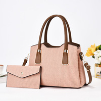 Nouveau Sac à Main Femme 2024 Couleur Unie Grande Capacité Vintage Fermeture Éclair Simple
