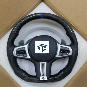 Volant en cuir au <span class=keywords><strong>prix</strong></span> d'usine, compatible avec BMW F20 F22 F23 F30 F33 F34 X1 F48 X5 F15 X3 F25 M3 F80 E90 E70 E84, accessoire automobile - Product Image 1