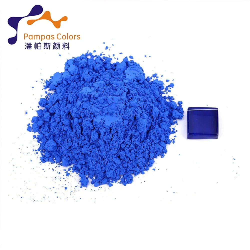 Poudre pigmentée en verre bleu Cobalt, à bas prix, 1 pièce