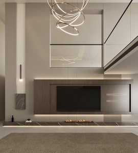 Design moderno pannello di legno TV muro Cabinet nuovo incorporato camino fiamma di <span class=keywords><strong>simulazione</strong></span> per la casa <span class=keywords><strong>soggiorno</strong></span> <span class=keywords><strong>soggiorno</strong></span> mobili - Product Image 1