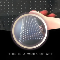Installation facile intérieur p6 p8 p10 p16 p20 LED écran maillé d'affichage de film flexible transparent pour fabricant d'affichage de fenêtre