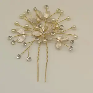 New Factory Direct Selling U -shaped Hairpin Wedding Hair Accessories Bride Women