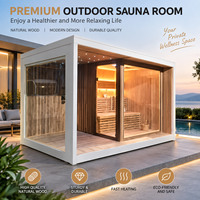 Sauna en bois sur mesure OEM, prend en charge la conception sur mesure pour les soins de santé et la réduction du stress en intérieur