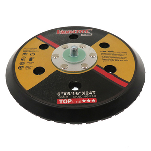 Placa de respaldo de 6 pulgadas, 6 agujeros, 6 pernos, rosca de 5/16-24T, bandeja eléctrica, almohadilla de respaldo de lijado para herramientas abrasivas, lijadora, pulido - Product Image 6