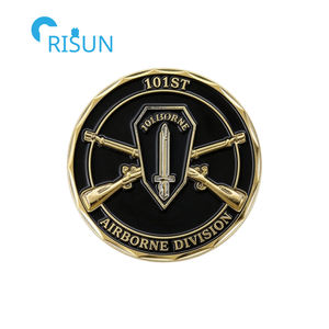 Insignes personnalisés d'infanterie à musket croisé, médaillon de ranger, pièces commémoratives, pièce de défi personnalisée pour ranger et infanterie - Product Image 2